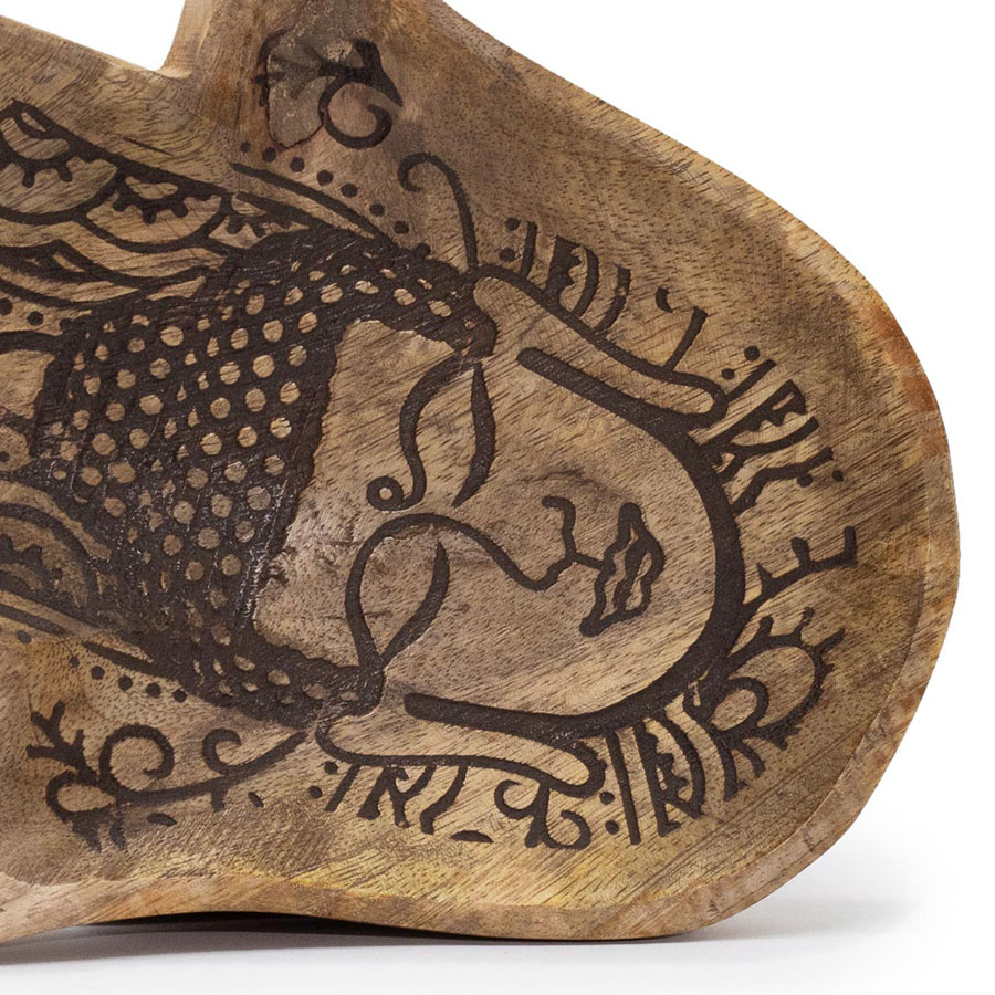 Taca w kształcie Hamsy - Twarz Buddy