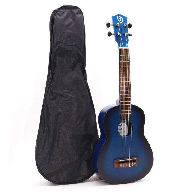 Ukulele ręcznie wykonane - Niebieskie