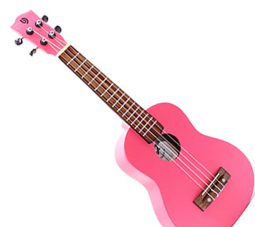 Ukulele ręcznie wykonane - Pink