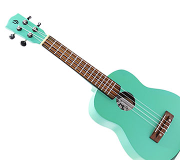Ukulele ręcznie wykonane - Turkus