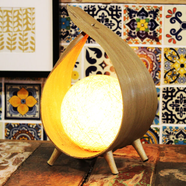 Naturalne lampy kokosowe
