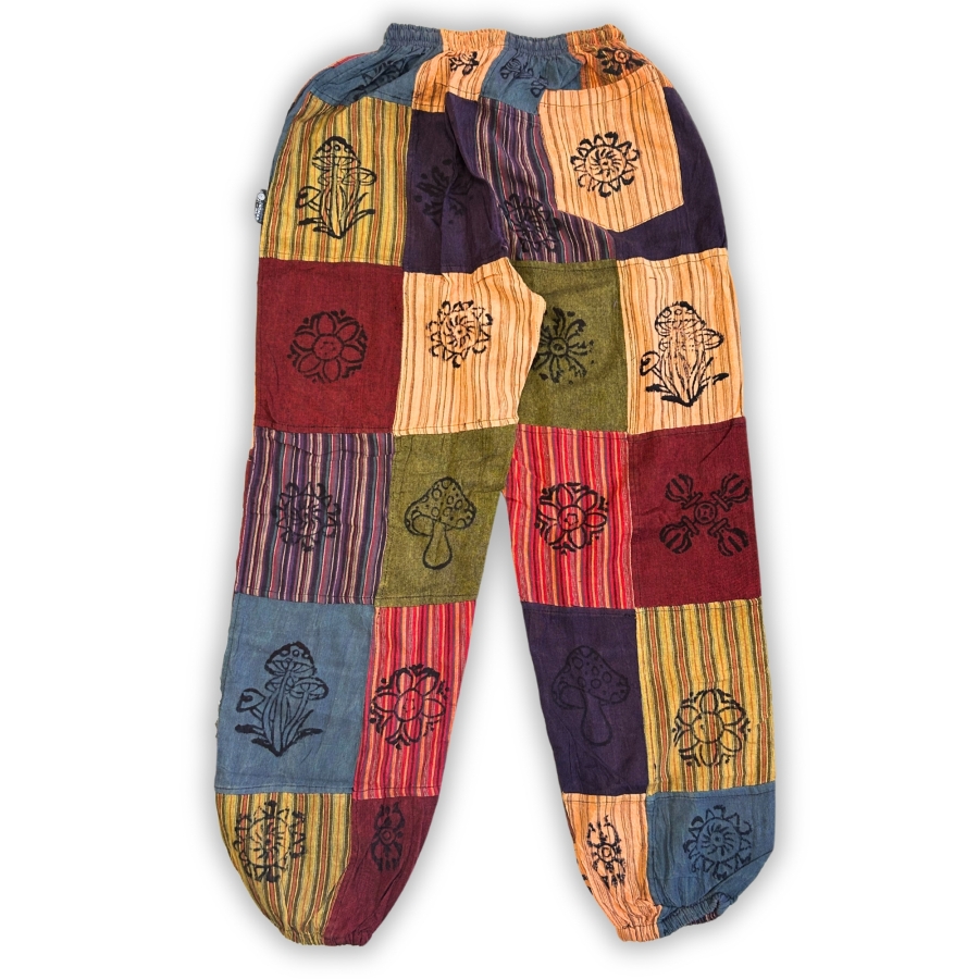 Spodnie z gumką - bawełniane Nomad Sari Pomarańcz S M 3