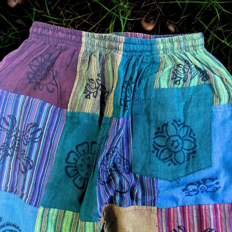 Spodnie z gumką - bawełniane Nomad Sari Zieleń S/M