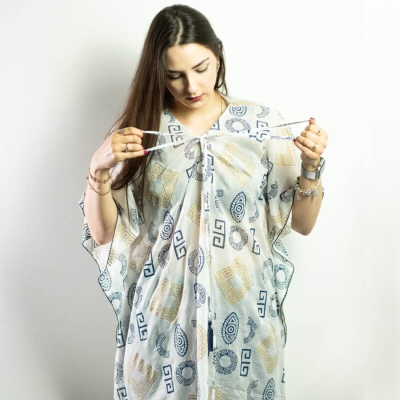 Narzutka Nomad Sari - W stylu greckim
