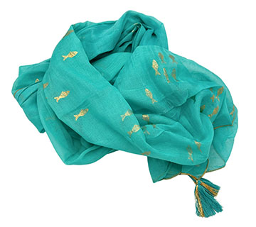 Pareo Nomad Sari - Turkusowe